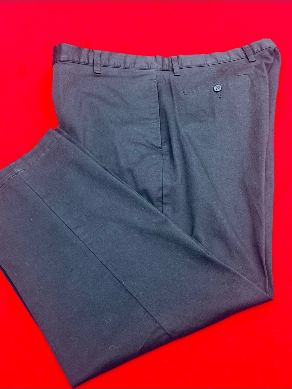 Dockers Black Straight-Leg Dress Pants size 38x30
